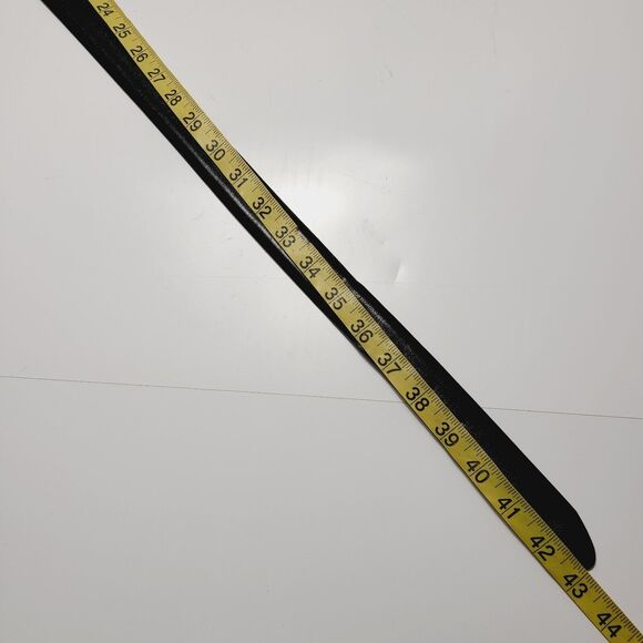 Cole Haan Belt Black Brown Men's Size 36/90 Genuine Leather Brass Buckle 1-1/4" - Picture 10 of 10